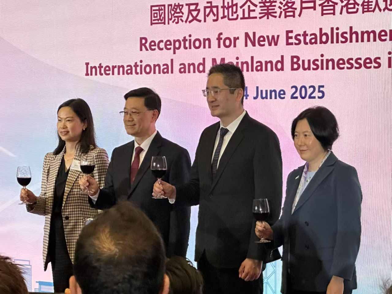 CEOs pose for a photo