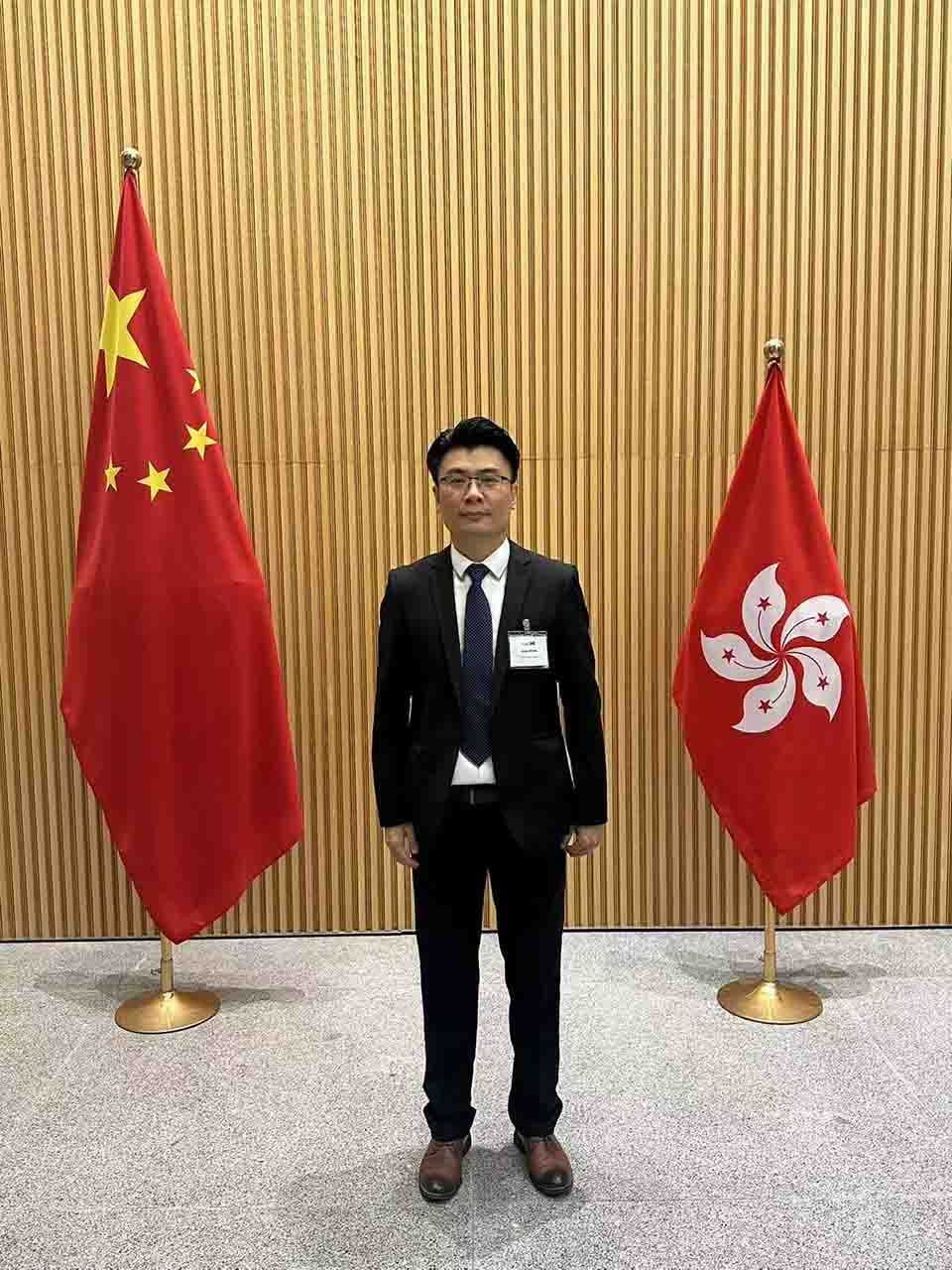 Adam Wong at the conference